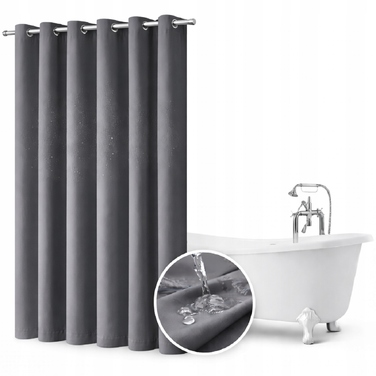 Текстильна штора для ванни NOW-ART, 200 x 200 см