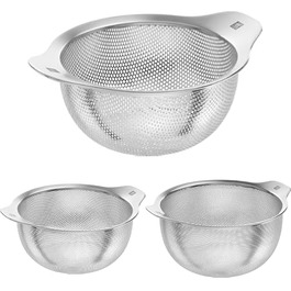 Набір сит ZWILLING Table Sieb Set 3 шт. (16, 20, 24 см) з нержавіючої сталі - для пасти, салатів, овочів
