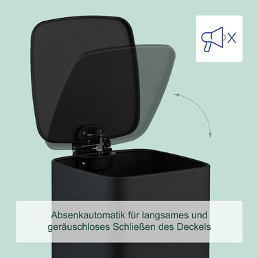 Relaxdays Square Cosmetic Container 6 Liter