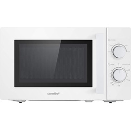 Мікрохвильова піч Comfee CMSN 20L біла, механічна, 700W, з дефростером та обертовим столом