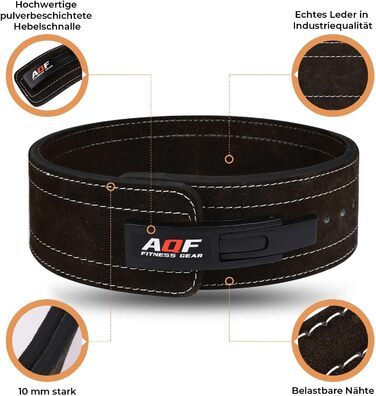 AQF Weightlifting Belt Lever Buckle, 4