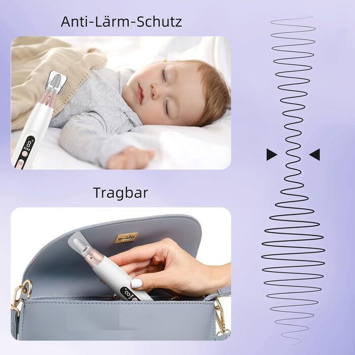 Електричний набір для манікюру та педикюру Nagelfräser: 11 насадок, 9 швидкостей, до 10000 об/хв