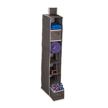 Relaxdays Hanging Shelf Closet Organizer with 7 Compartments