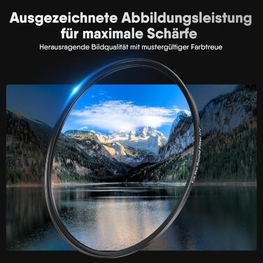 Фільтр Rollei F:X Pro Круглий (77 мм, UV) - фільтр для об'єктивів з високою точністю кольору та відсутністю відблисків