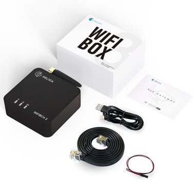 Розумний BLE шлюз WELOCK WIFIBOX 3 для віддаленого керування дверними замками, сумісний з Alexa, безпечний контроль доступу до електронних замків