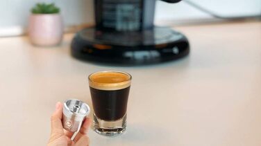 Cafilas багаторазова капсула для кави Illy з нержавіючої сталі, екологічна, для кавових машин Illy + мірна ложка і щіточка