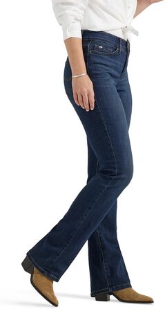 Жіночі джинси Lee Flex Motion Bootcut Regular Fit, блакитні, укорочені (40 розмір)