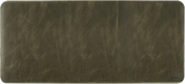 Килимок для миші Londo Echtleder, великий, зелений – шкіряний килимок на стіл з нековзкою основою та гладкою поверхнею