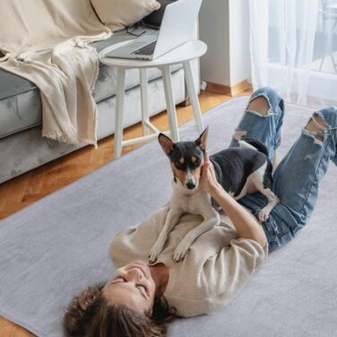 М'яка флісова ковдра для собак Nobleza, 160x100 см, сіра