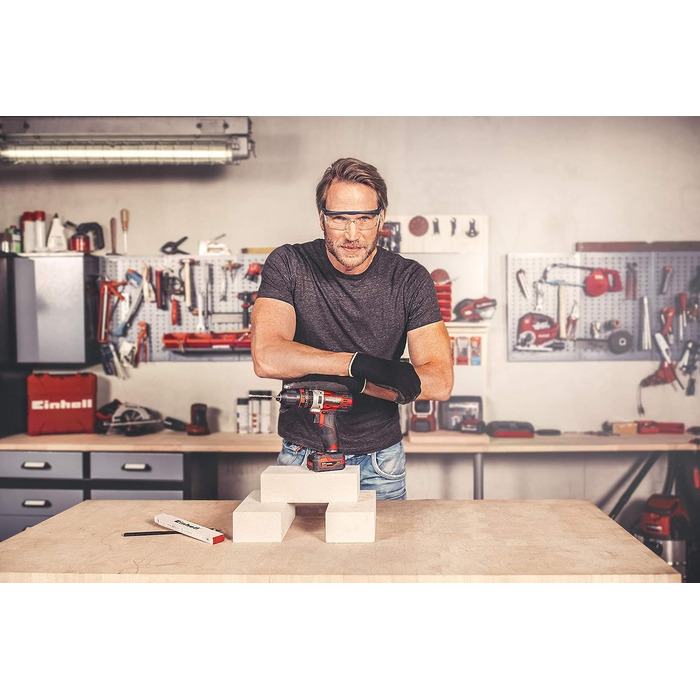 Акумуляторний ударний дриль-шуруповерт Einhell TE-CD 12/1 Li-i з зарядним пристроєм та 2x 2Ah акумуляторами