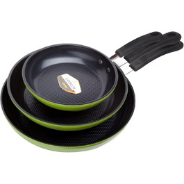 Набір сковорідок Ozeri Green Earth 3-Piece, 3 шт.