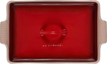 Каструля LeCreuset з керамічним покриттям, червона
