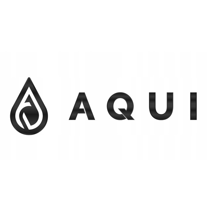 Змішувач для кухні стійкий Aqui RUB FLUX, чорний, сріблястий