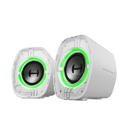 Edifier G1000 II - Комп'ютерні колонки, ігрові, RGB-підсвітка, Bluetooth/USB-C/AUX, для PC/PS5/Switch (Білий)