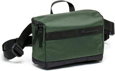 Рюкзак для фототехніки Manfrotto Street Slim, зелений, з переднім та заднім доступом, для DSLR та Mirrorless камер, з відділеннями для ноутбука та аксесуарів