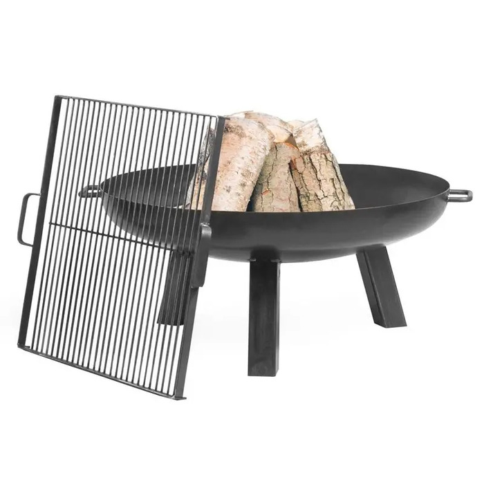 Садове вогнище CookKing зі сталі, 100 см, з кришкою