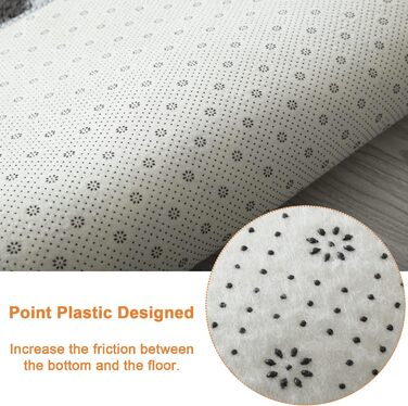 Килимок для вітальні Gsogcax 120x160 см, пухнастий, з антиковзаючим покриттям, рожевий, для дому