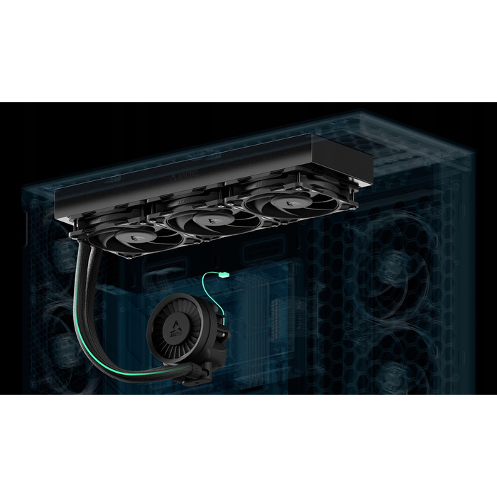 Рідинне охолодження Arctic Liquid Freezer III Pro 420 (3x140мм)