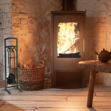 Relaxdays 4-piece fireplace set