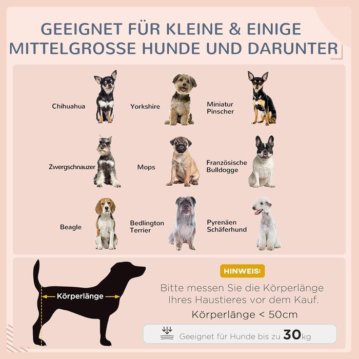 PawHut Лежанка для собак на вулицю з дахом, піднята лежанка для маленьких та середніх собак, прохолодна лежанка для домашніх тварин з металевим каркасом, подушка для вулиці, 69 x 98 x 70 см, кавово-коричневий колір