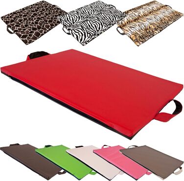 CopcoPet Dog Mat Alex Pink/Grey 108 x 78 cm XL – Robust Artificial Leather – Washable, Dishwasher-Safe, Non-Slip & Easy to Clean – For Large Dogs, Car, Garden, Camping – With 3.5cm Foam Core