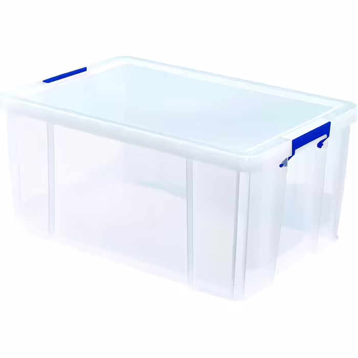 BANKERS BOX ProStore Large Storage Box with Lid, 70 Liter (Interior Dimensions 30 x 58 x 38.5cm), 1 Piece