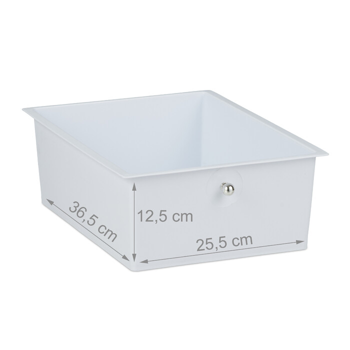 Relaxdays Rolling Cart with 4 Drawers