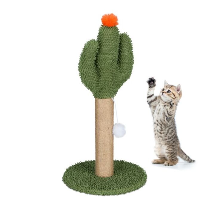 Relaxdays Scratching Post Cactus
