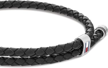Браслет чоловічий шкіряний Tommy Hilfiger чорний 2790224