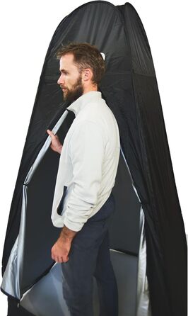 BOXIO Намет для душу/туалету: мобільний намет для кемпінгу 2x1м. Ідеально для вантажівки, кемпінгу та фестивалів