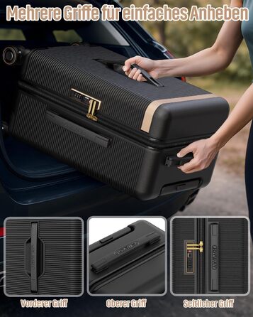 Чемодан Joyway ABS з жорсткою оболонкою, ручний багаж 56 см, з TSA замком, білий