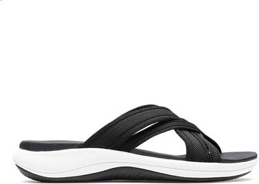 Сандалі Clarks Mira Isle жіночі чорні текстильні (37 EU) - зручне взуття для літа
