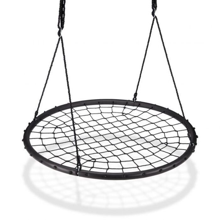 Relaxdays Hanging Nest Swing with Net, 120 cm
