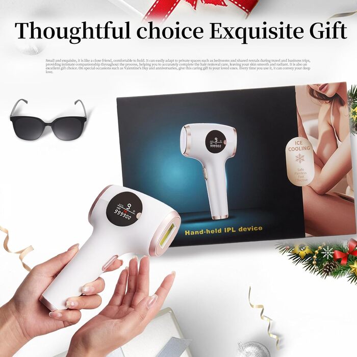 Пристрій для епіляції IPL TZWM 24J Turbo – безшумний, з адаптером 48W, 9 рівнів потужності, швидка епіляція за 0,5с, технологія Filament