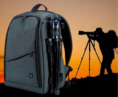 Фоторюкзак GAT 00056A2 для фотоапарата, сірий