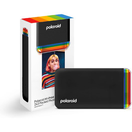Polaroid Hi-Print 2-ге покоління - Bluetooth-принтер для фотографій 2x3 дюймів (Dye-Sub) - Чорний (тільки принтер)