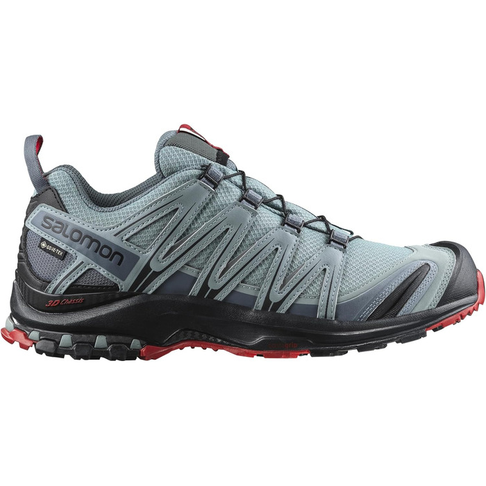Чоловічі трекінгові черевики Salomon XA PRO 3D Gore-TEX (49 1/3 EU, чорний, Barbados Cherry)