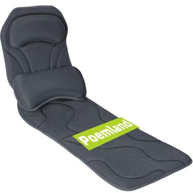 Подушка для ванни Vollkörper для тіла, спини, голови та шиї - комфортне та швидковисихаюче сіре подушко для ванни