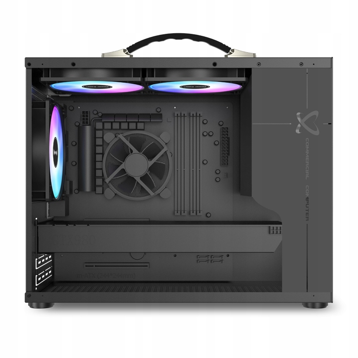 Корпус Cube Case PV100-CASE-B, чорний