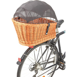 Сонцезахисний тент для кошика велосипедного крісла для собак Tigana – захист від сонця UV 40+, Oeko-TEX®, дихаючий, мікрофібра, легко монтується, легкий та компактний