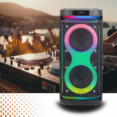 Портативна караоке-система Bluetooth Power Audio Manta Hektor з мікрофоном, 160 Вт