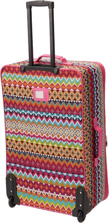 Набір валіз Rockland Escape Softside, 4 шт. (14/19/24/28 дюймів), племінний стиль