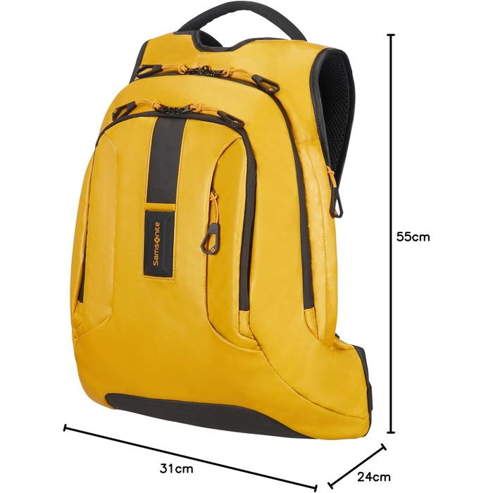 Косметичка Samsonite Paradiver Light 26 см, жовта, дорожня, набір із рюкзаком 55 см
