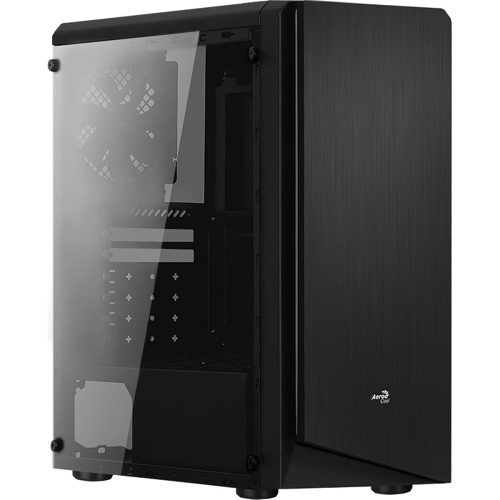 Корпус для ПК AeroCool RIFT ATX, RGB підсвітка (13 режимів), 120мм вентилятор, чорний