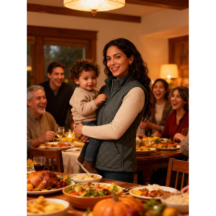 Жіночий жилет Bienzoe без рукавів з капюшоном, стеганий, на блискавці, сірий темний (XL)