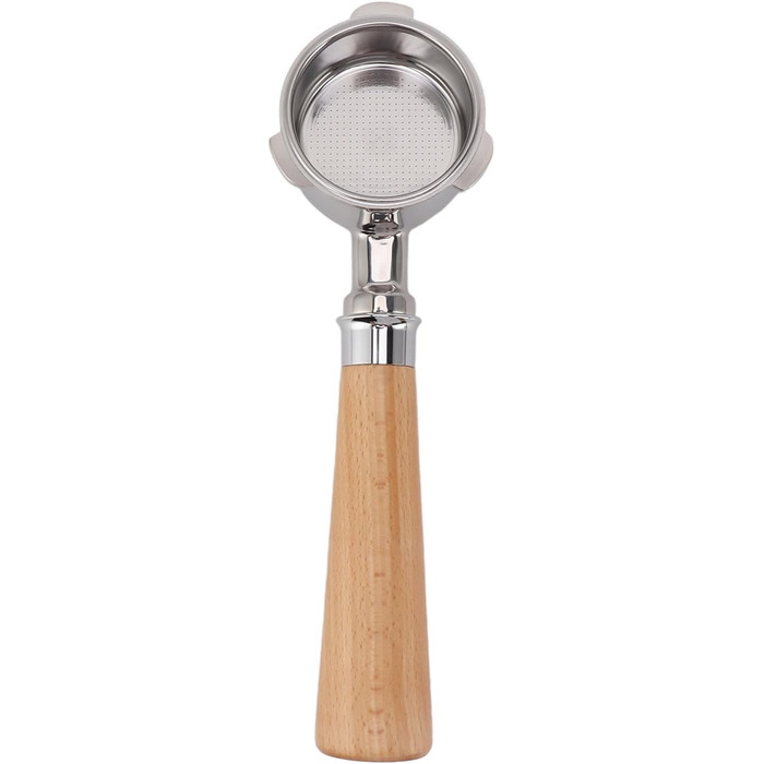 3-Hour Siebträger (Portafilter), 51 mm Stainless Steel with Filter Basket, Removable and Easy to Clean, Compatible with Petrus, Yanxuan, DERLLA, Severin, GULISSO, Stelang (Color A2 Beech)