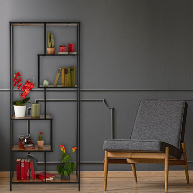 Regal Storage Unit in Industrial Style