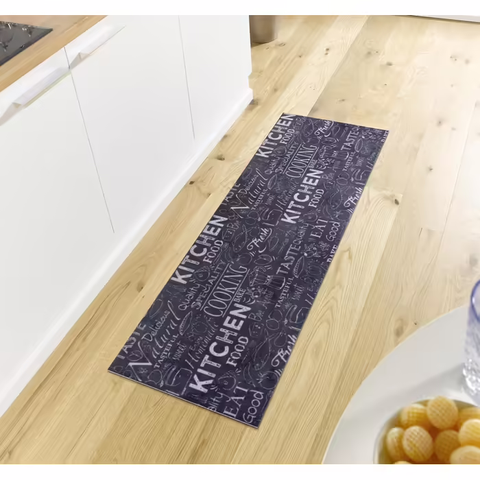 Килимок для кухні Hanse Home Cook & Clean, антиковзний, легкий у догляді, з малюнком їжі, 50x150 см – килимовий доріжка для кухні, коридору, передпокою, їдальні