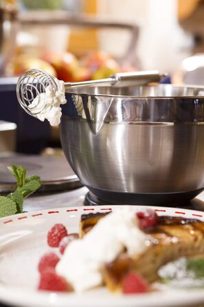 Мішалка для кухні RÖSLE з нержавіючої сталі 18/10, 22 см, срібна, для приготування їжі, можна мити в посудомийній машині