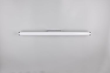 Trio Leuchten LED Bathroom Wall Light Mattimo 283274106, Metal Chrome, White Plastic, 4.3 Watt LED (Width 80cm)